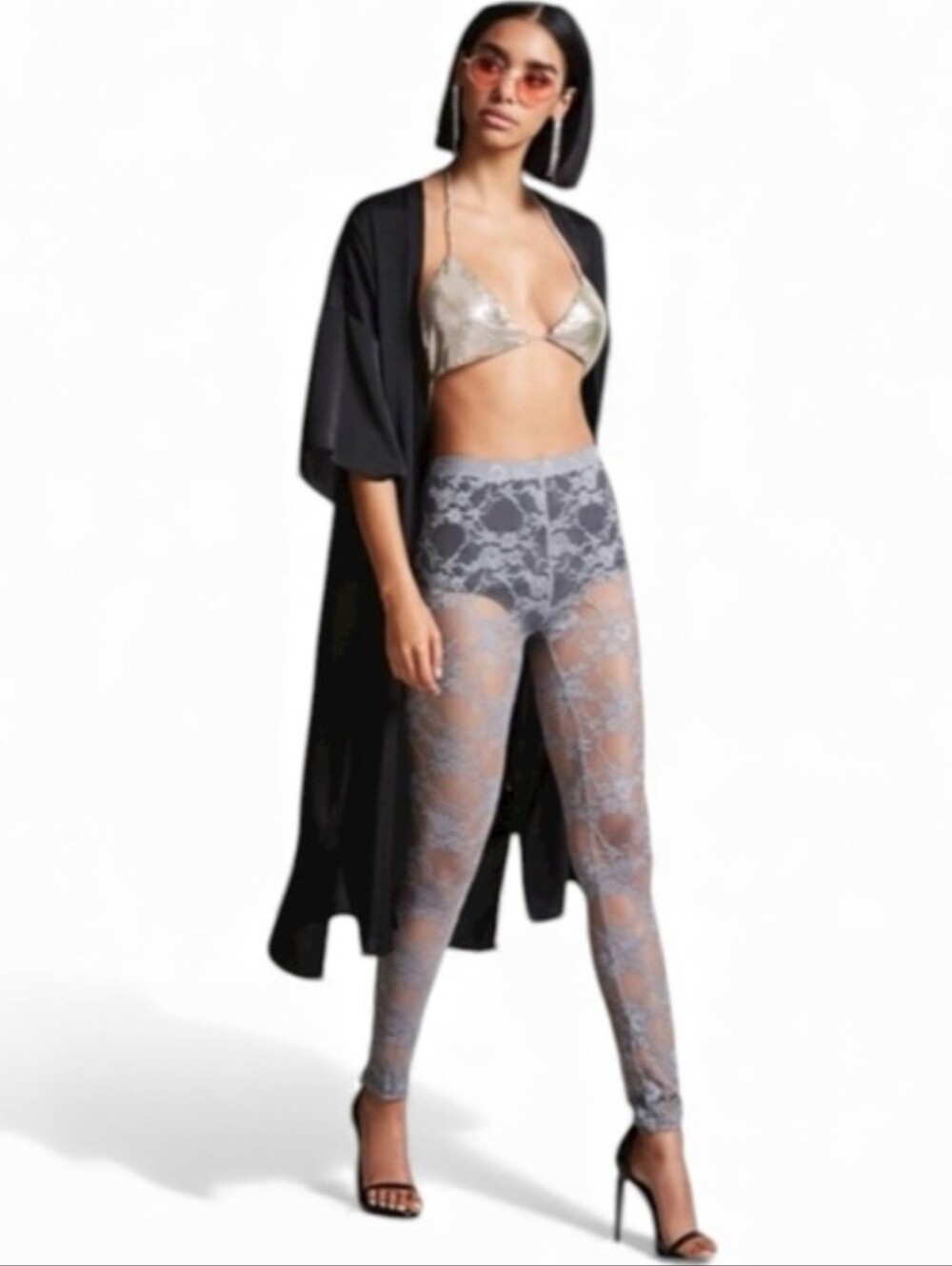 Forever 21 Sexy Lace Leggings